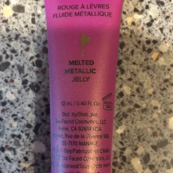 NEW Too Faced Melted Liquified Metallic Lipsick - Picture 4 of 4